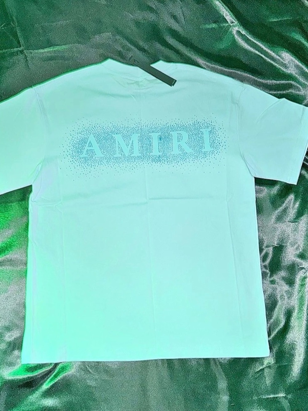 Baby blue AMIRI Short Sleeve Graphic Tee